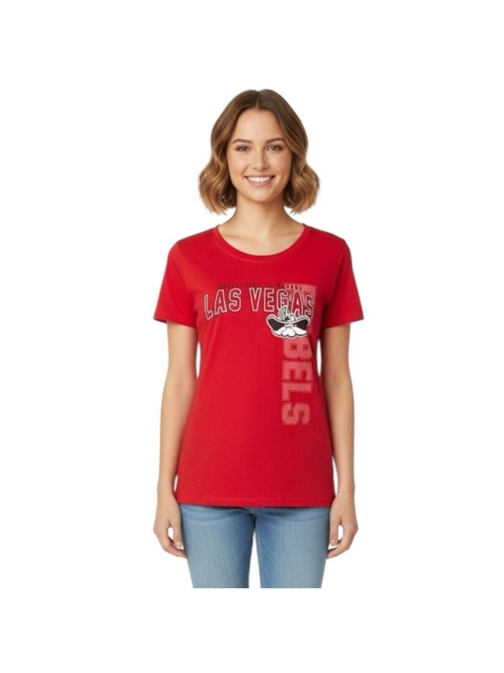 UNLV University of Las Vegas Women’s Red T-Shirt – Size L